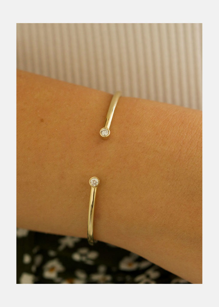 0.20 carat diamond bangle