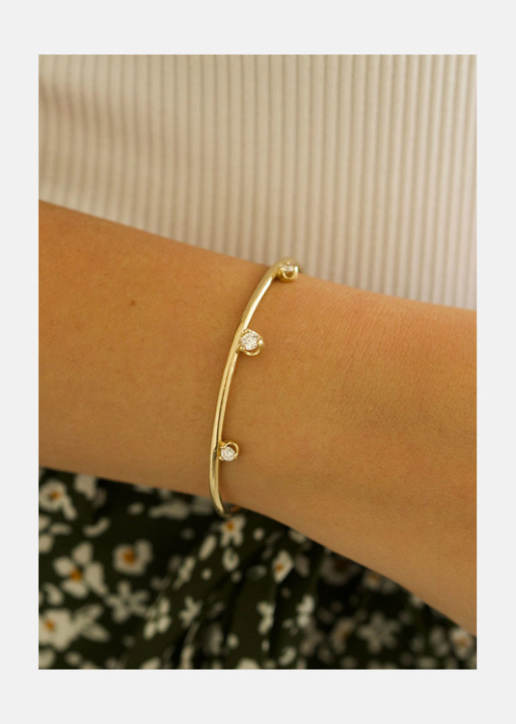 0.40 carat diamond bangle