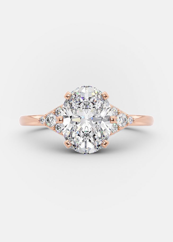 Analia 1.65 Ct oval engagement ring