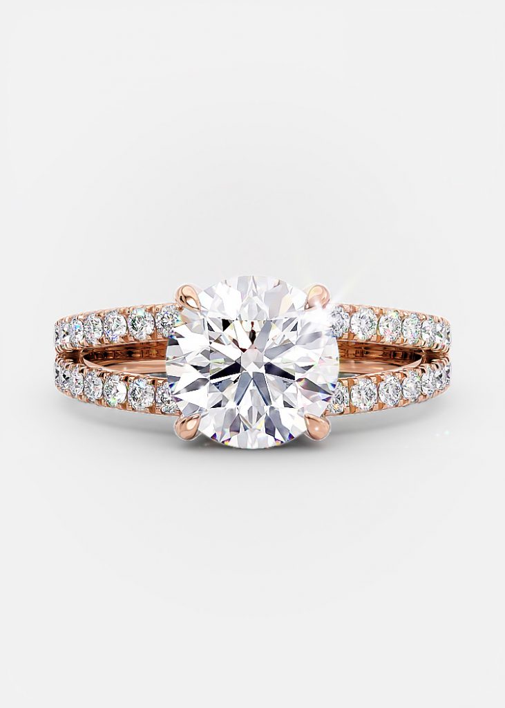 Carmen 1.9 Ct round brilliant diamond ring
