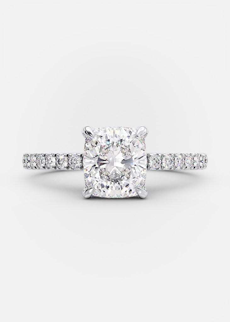 Morgan 1.55 Ct focal diamond engagement ring