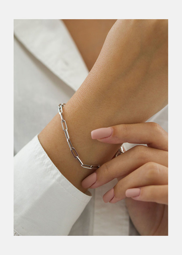 Paper clip bracelet