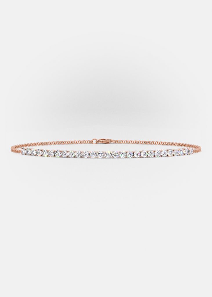 Pave diamond bracelet