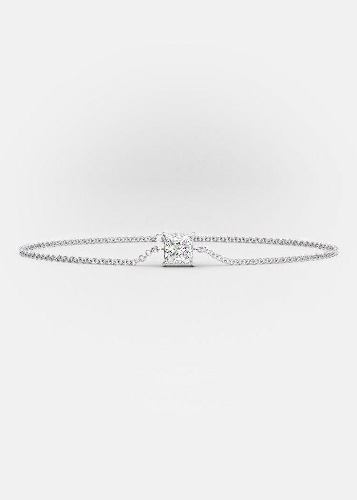 Princess Single Diamond Bracelet