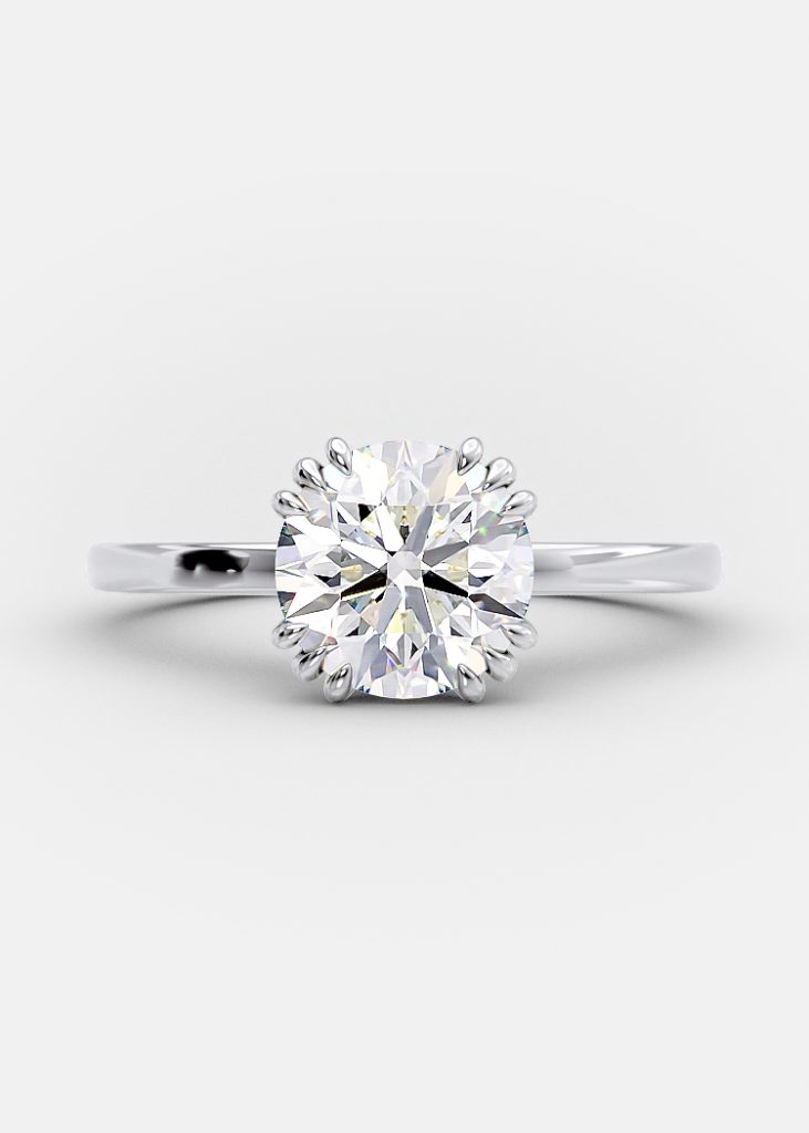 Romi 1.5 Ct round brilliant diamond ring