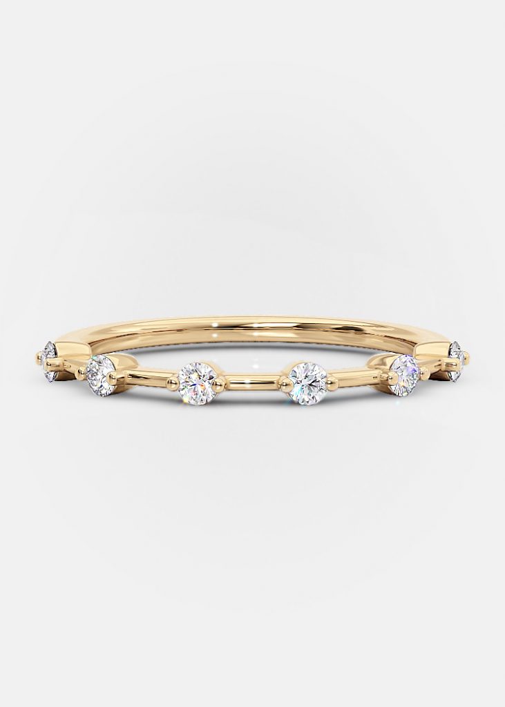 Twilight 0.30 ct delicate wedding band