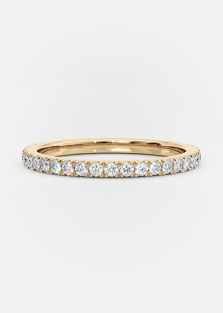 Pave Diamond Eternity Band