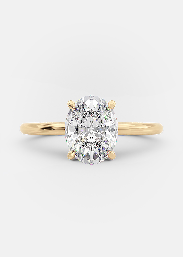 Yara 1.5 carat oval engagement ring