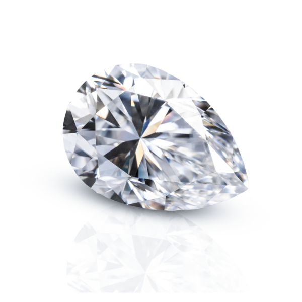Monte Pear Brilliant Cut Moissanite